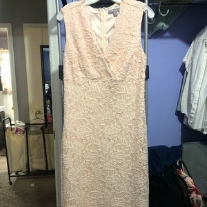 Rose gold/pink dress
